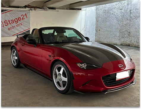 Mazda MX-5 — Carbon Hood Kit